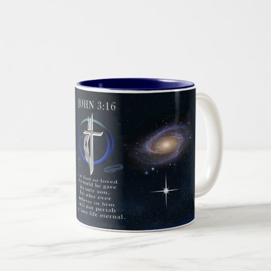 John 3:16 zweifarbige tasse (VorderseiteRechts)