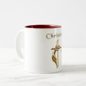 John 3:16 zweifarbige tasse (Vorderseite Links)