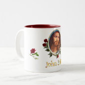 John 3:16 zweifarbige tasse (Vorderseite Links)