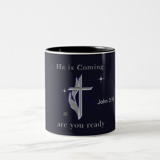 John 3:16 zweifarbige tasse (Mittel)