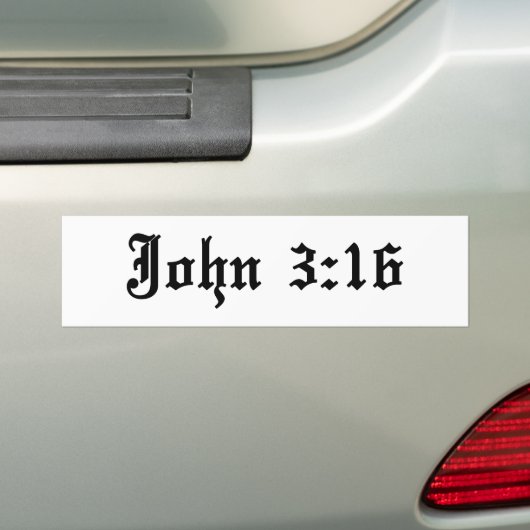John-3:16bibel-Vers Autoaufkleber (Auf Auto)