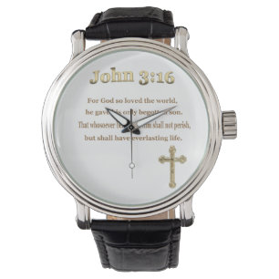 John-3:16geschenke Armbanduhr