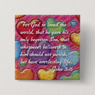 John-3:16knopf Button