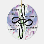 John-3:16tätowierungsentwurf Keramikornament (Links)