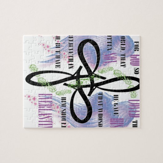 John-3:16tätowierungsentwurf Puzzle (Horizontal)