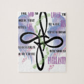 John-3:16tätowierungsentwurf Puzzle (Vertikal)