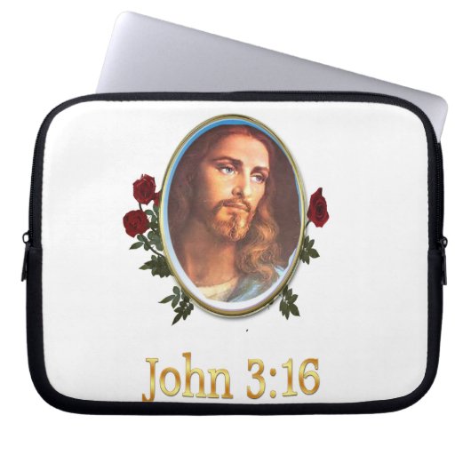 John-3:16waren Laptopschutzhülle (Vorderseite)