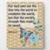 John 3:17 fotoplatte (Vorderseite)