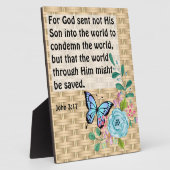 John 3:17 fotoplatte (Seite)