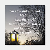 John 3:17 magnet (Vorne)