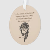 John 3:17 ornament (Vorderseite)