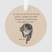 John 3:17 ornament (Vorderseite)