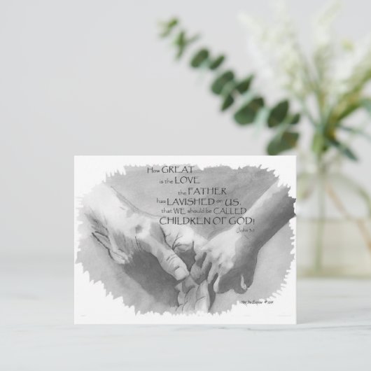 John 3:1 Postkarte (Stehend Vorderseite)