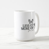 John 3:30 Aussage Kaffeetasse (VorderseiteRechts)