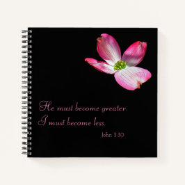 John 3:30 Journal-Notebook Notizblock
