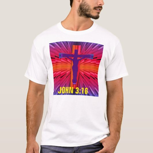 JOHN 3:3, Christliche T - Shirt (Vorderseite)