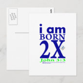 John 3:3 postkarte (Vorne/Hinten)