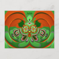 JOHN ~ 3D Design Pattern ~ Weihnachtsfarben~