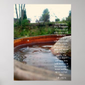 John 4:13-14 poster (Vorne)