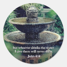 John 4:14 Wer das Wasser trinkt, das ich Bibel geb