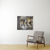 John 4:14 Wer das Wasser trinkt, das ich Bibel geb Wandteppich (Beispiel (Horizontal))