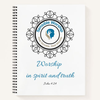 John 4 and 24 Notebook Notizblock