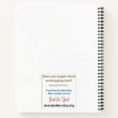 John 4 and 24 Notebook Notizblock (Rückseite)