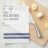 John 635 Brot of Life soft blue Inspiration Geschirrtuch (Viertel Falte)