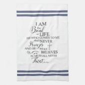John 635 Brot of Life soft blue Inspiration Geschirrtuch (Vertikal)