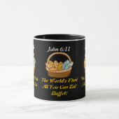 "John 6:11" Tasse (Zentrum)