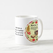 John 6:35 BREAD OF LIFE Erntedank Kaffeetasse (VorderseiteRechts)