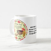 John 6:35 BREAD OF LIFE Erntedank Kaffeetasse (Vorderseite Links)