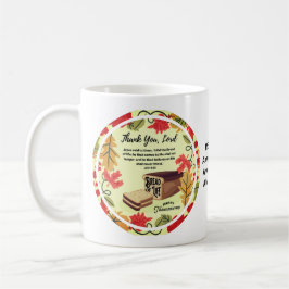 John 6:35 BREAD OF LIFE Erntedank Kaffeetasse