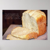 John 6:35 Scripture Poster (Vorne)