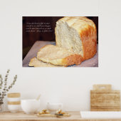 John 6:35 Scripture Poster (Küche)