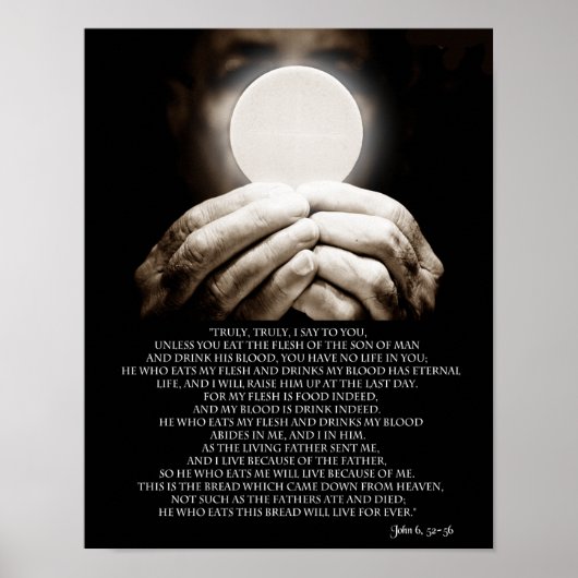 JOHN 6, 52-58 POSTER (Vorne)