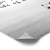 John 6:68 LORD, zu wem sollen wir gehen? Bibelvers Poster (Ecke)