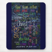 John-7:37 - Wasserfall 41 Mousepad (Vorne)