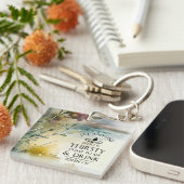 John 7:37 Wer durstig ist, kommt in die Me Bibel Schlüsselanhänger (Vorderseite rechts)