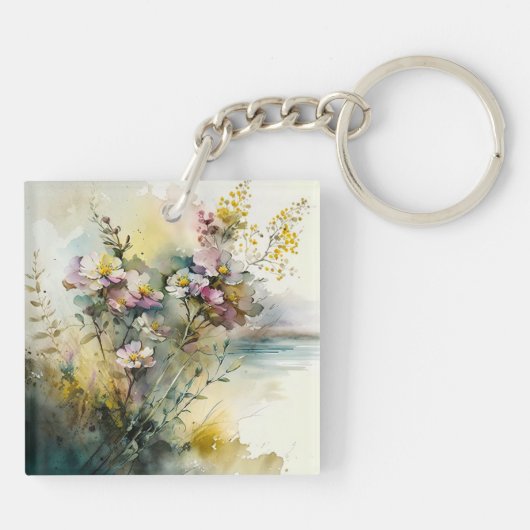 John 7:37 Wer durstig ist, kommt in die Me Bibel Schlüsselanhänger (Rückseite)