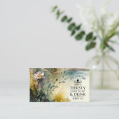 John 7:37 Wer durstig ist, kommt in die Me Bibel Visitenkarte (Stehend Vorderseite)