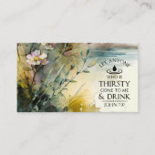 John 7:37 Wer durstig ist, kommt in die Me Bibel Visitenkarte (Vorderseite)