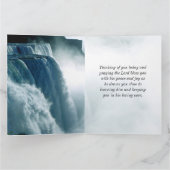 John 7:37 Wer durstig ist, kommt nach mir ~Jesus Karte (Innenseite)