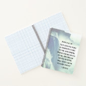 John 7:37 Wer durstig ist, kommt nach mir ~Jesus Notizblock (Innenseite)