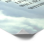 John 7:37 Wer durstig ist, kommt nach mir ~Jesus Poster (Ecke)