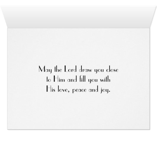 John 7:37 Wer durstig ist, kommt zu mir, Card (Innenansicht Horizontal (Unten))