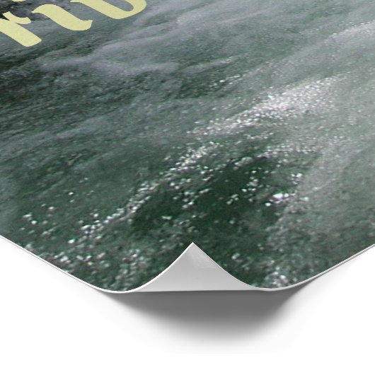 John 7:38 Poster (Ecke)