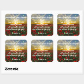 John 8:12 Bible Verse Christlich Scripture Sticker (Blatt)