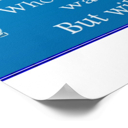 John 8:12 Ich bin das Lichtplakat Poster (Ecke)