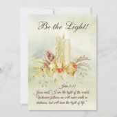 John 8:12 Jesus sagte: "Ich bin das Licht, eine fl (Vorderseite)